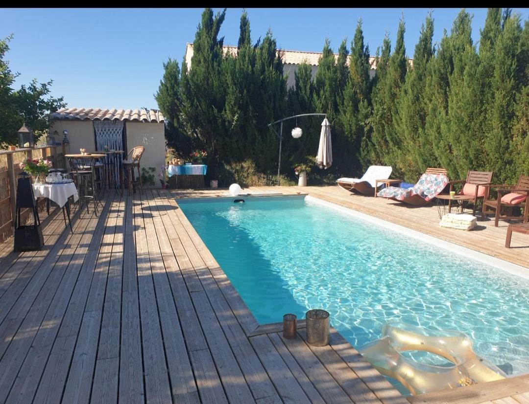 La Grange Du Cade Villa Magalas Exteriör bild